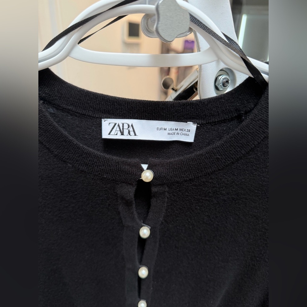 Zara Pearl Button Jacket - Picture 3 of 7